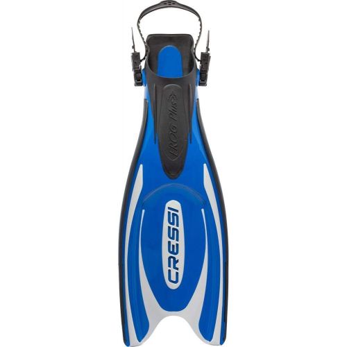 크레시 Cressi Adult Powerful Efficient Open Heel Scuba Diving Fins | Frog Plus: made in Italy