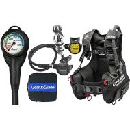 Cressi Start Pro 2.0 Scuba Diving Gear Package Assembled GUpG Reg Bag, Mini SPG, Large