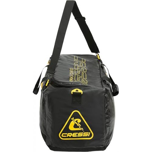 크레시 Cressi Waterproof 110 liter Duffel Bag - Adjustable Shoulder Strap - Equipment Protection for Outdoor Activities, Water Sport, Boating, Scuba Diving - Megattera: Designed in Italy by Cressi