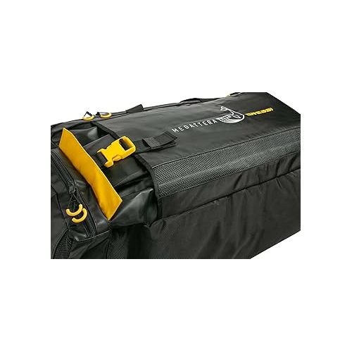크레시 Cressi Waterproof 110 liter Duffel Bag - Adjustable Shoulder Strap - Equipment Protection for Outdoor Activities, Water Sport, Boating, Scuba Diving - Megattera: Designed in Italy by Cressi