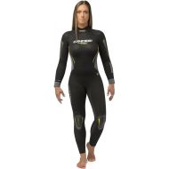 Cressi Women's Full Neoprene Wetsuit Back-Zip for Scuba Diving & Water Activities - Fast 5mm: Designed in Italy