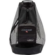 Cressi Heavy Duty Mesh Backpack 90 liters Capacity for Scuba Diving, Water Sport Gear | Roatan: designed in Italy, Black, One Size (UB936000)