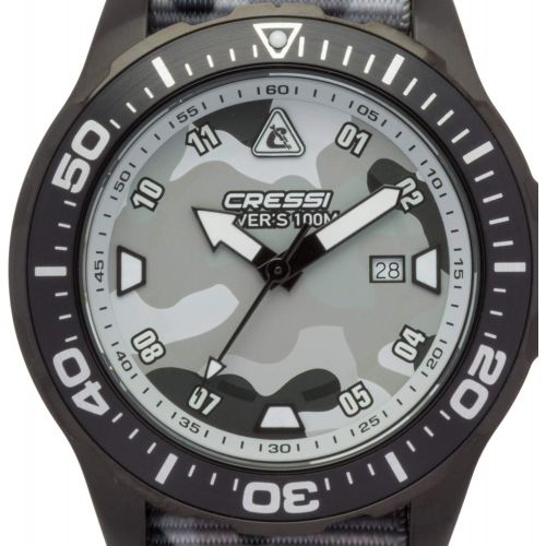 크레시 Cressi Manta Colorama - Professionelle Taucheruhr, widerstandsfahig 100m/10 ATM