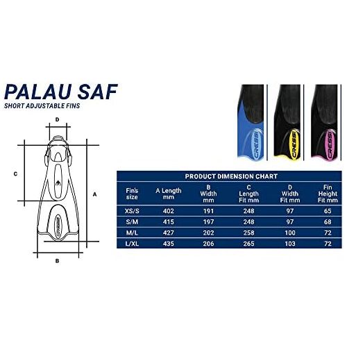 크레시 Cressi Palau SAF Kurzflossen