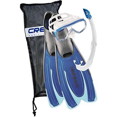 크레시 Cressi Schnorchelset Flossen Erwachsene Agua Bag Set