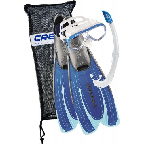 크레시 Cressi Schnorchelset Flossen Erwachsene Agua Bag Set