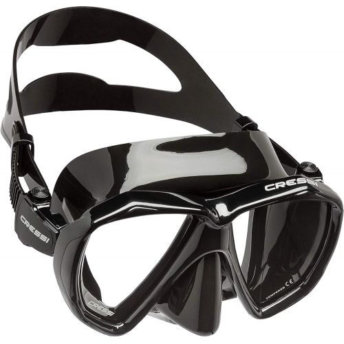 크레시 Cressi Ranger Schnorchelset - Schnorcheln Set mit Schnorchel und Taucherbrille, wasserdichte Tauchmaske Anti-Fog Anti-Leck aus Gehartetem Glas, mit 3-Kanal Premium Dry Schnorchel f