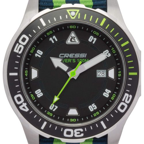 크레시 Cressi Manta Colorama - Professionelle Taucheruhr, widerstandsfahig 100m/10 ATM