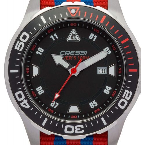 크레시 Cressi Manta Colorama - Professionelle Taucheruhr, widerstandsfahig 100m/10 ATM