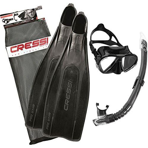 크레시 Cressi Pro Star Bag Erwachsene Apnoe / Schnorcheln Set - Cressi: Italian Quality Since 1946