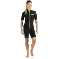 [아마존베스트]Cressi Womens Short Front Zip Wetsuit for Surfing, Snorkeling, Scuba Diving | Lido Short Lady