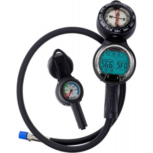 크레시 [아마존베스트]Cressi Sub Leonardo 3 Scuba Diving Computer Console with Pressure Gauge and Compass