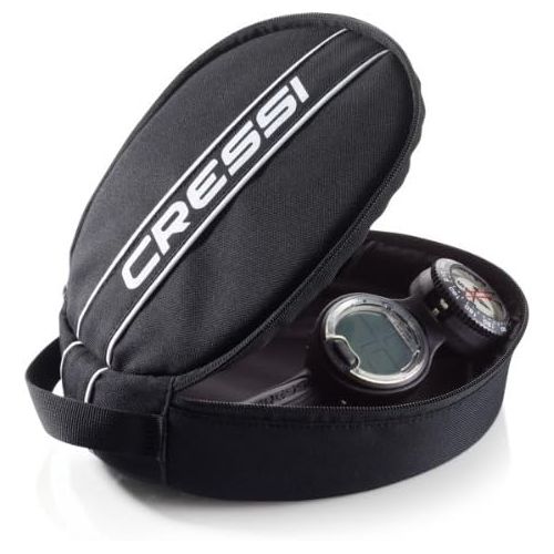 크레시 [아마존베스트]Cressi Console Leonardo C3, console with pressure gauge and compass, travel bag included