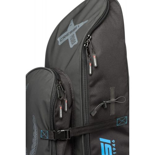 크레시 Cressi Freediving Waterproof Backpack - Main Compartment Fits Long Blade Fins - Cooler-Type Front Compartment - Piovra XL: Designed in Italy