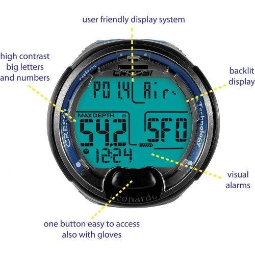 크레시 [아마존베스트]Cressi Lenorado 2.0 Donatello Wrist Dive Computer