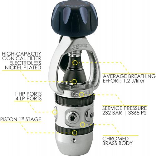 크레시 Cressi Start-er Pro Package- Complete with BCD, AC2/Compact Regulator, Octopus Compact, and MiniConsole 2