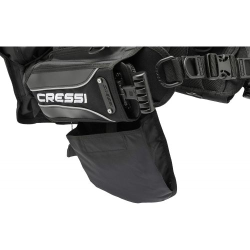 크레시 Cressi Travel-Friendly Light Back Inflation BCD for Scuba Diving Patrol: Designed in Italy