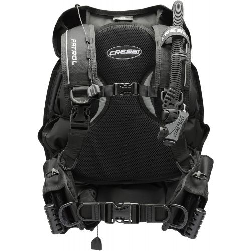 크레시 Cressi Travel-Friendly Light Back Inflation BCD for Scuba Diving Patrol: Designed in Italy