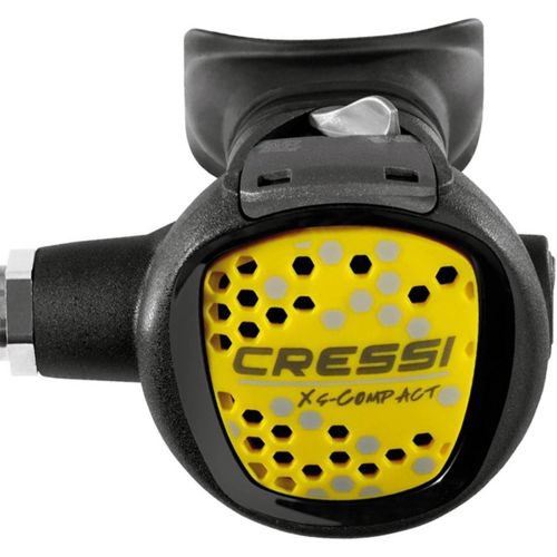 크레시 Cressi Octopus XS-Compact, Light and Flexible Octopus for Scuba Diving, Made in Italy