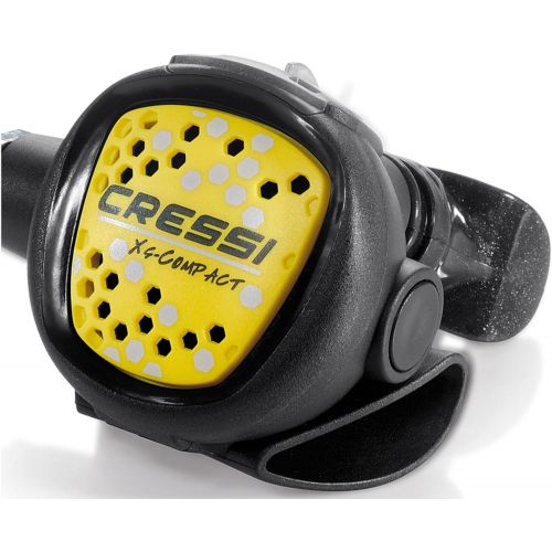 크레시 Cressi Octopus XS-Compact, Light and Flexible Octopus for Scuba Diving, Made in Italy