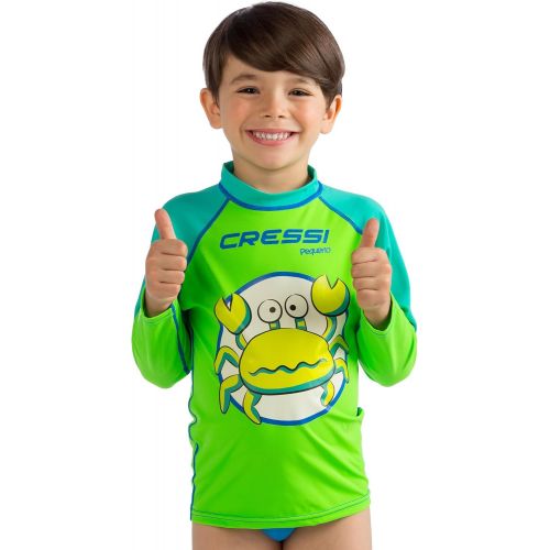 크레시 Youth Rash Guard for Water Activities with Sun Protecion | PEQUENO RASH GUARD - Cressi: quality since 1946