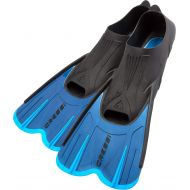 Cressi Adult Short Light Swim Fins with Self-Adjustable Comfortable Full Foot Pocket | Perfect for Traveling | Agua Short: Made in Italy