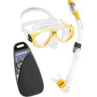 Cressi Adult Diving Snorkeling Mask Snorkel Kit for Underwater Activity | Perla & Supernova Dry: designed in Italy