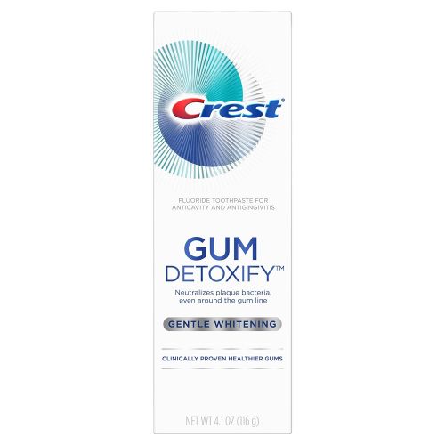  Crest Gum Detoxify Gentle Whitening Toothpaste, 4.1 Ounce (Pack of 12)