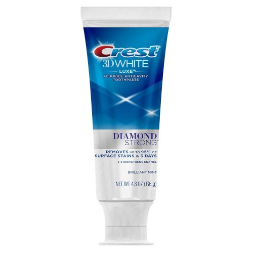  Crest 3D White Luxe Diamond Strong Toothpaste, 4.8 Ounce (Pack of 24)