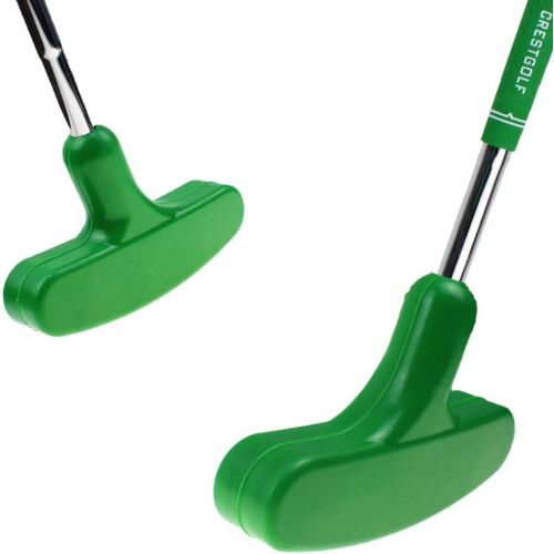  [아마존베스트]Crestgolf 6pcs Two Way Junior Golf Putter Kids Putter Both Left and Right Handed Easily Use 5 Sizes for Ages 3-5 6-8 9-12 13-15 Adult