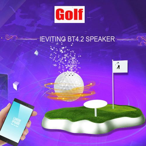  Crestgolf Magnetic LevitatingFloating Wireless Portable golf ball-shaped Bluetooth Speaker (levitation)