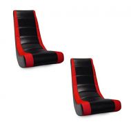 Crew Furniture Video Rocker Watch Movies in Comfort, While Lounging in This Economical Video Rocker Chair (BlackRed)