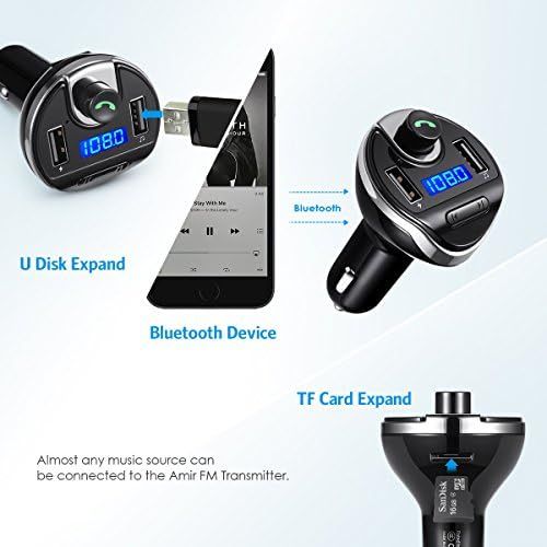  [아마존베스트]-Service-Informationen Criacr FM Transmitter, Bluetooth FM Transmitter