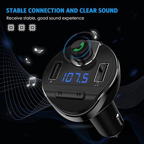  [아마존베스트]-Service-Informationen Criacr FM Transmitter, Bluetooth FM Transmitter