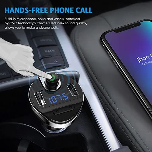  [아마존베스트]-Service-Informationen Criacr FM Transmitter, Bluetooth FM Transmitter