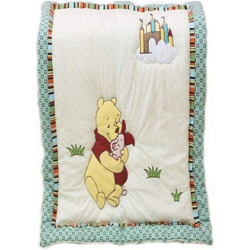  Cribmate CribMATE Winnie The Pooh Quilted Comforter Unisex Baby Toddler Quilted Blanket (Bear)