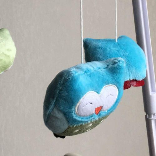  Cribmate Nursery Crib Musical Mobile Owl/Elephant & Birds/Whale/Sports Crib Mobile for Baby Boy...