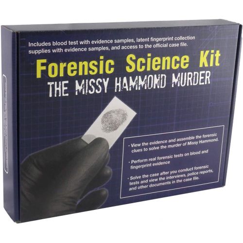  Crime Scene Forensic Science Kit: Solve the Missy Hammond Murder