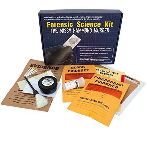  [아마존베스트]Crime Scene Forensic Science Kit: Solve the Missy Hammond Murder