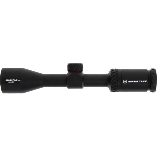  Crimson Trace Brushline Pro Riflescope with Lightweight Solid Construction, Scope Caps and Lens Cloth for Hunting, Shooting and Outdoor