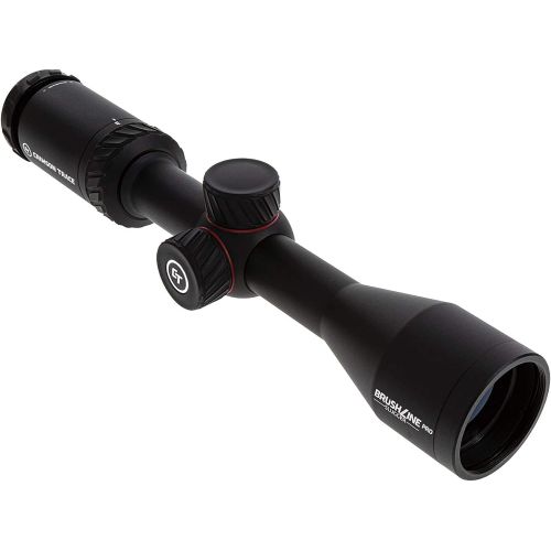  Crimson Trace Brushline Pro Riflescope with Lightweight Solid Construction, Scope Caps and Lens Cloth for Hunting, Shooting and Outdoor