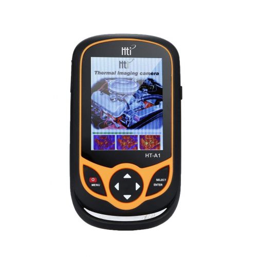  Crispsound HT-A1 Portable USB Rechargeable Thermal Imaging Camera with 3.2 Inch TFT Display Screen Selectable Color Palette