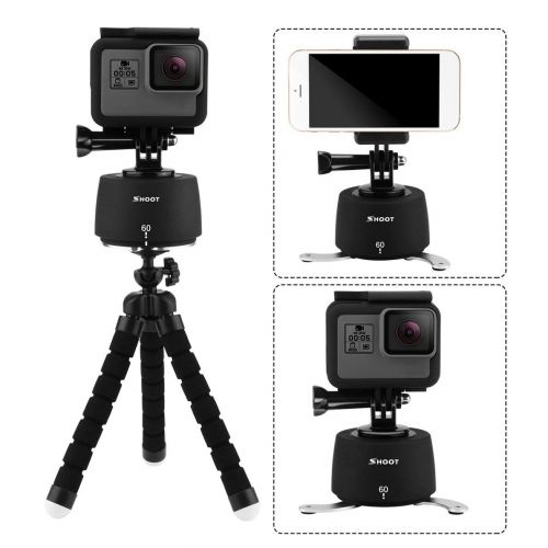  Crispsound Tripod Head Set 360 Degrees Time Lapse Headphone for Camera