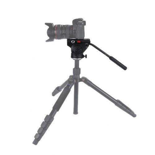  Crispsound Upgraded Lightweight VELEDGE VD-M8 Fluid Head Hydraulic Damping Video Camera Tripod Head for Pro DSLR Tripod Monopod