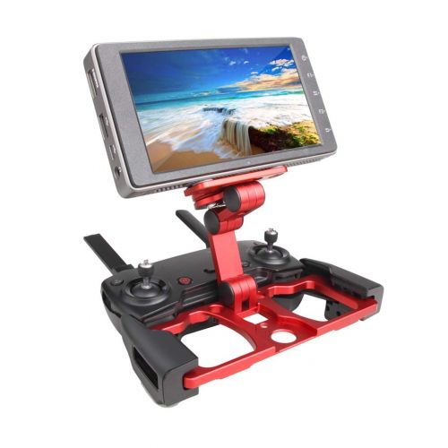  Crispsound Aluminum Monitor Stand Holder Bracket Mount for DJI Mavic Pro Air Remote Controller Mobile Phone Tablet Holder