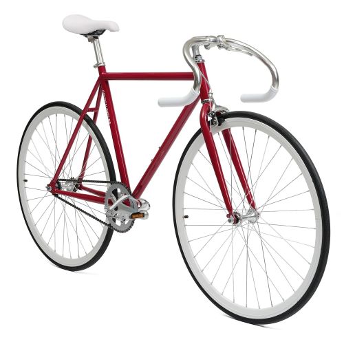  Critical Cycles Classic Fixed-Gear Single-Speed Bike with Pista Drop Bars