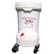 Critter Concepts Dog Water Dispenser  All Day Automatic Waterer for Thirsty Dogs  Large Rolling Pet Fountain Dog Water Bowl, Anti-Fall Indoor/Outdoor Self-Dispensing Gravity Desi