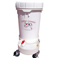 Critter Concepts Large Dog Water Dispenser 6.5 Gallon All Day Automatic Pet Water Dispenser for Thirsty Dogs  Large Rolling Dog Water Bowl, Anti-Fall Indoor/Outdoor Self-Dispensi