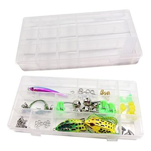  [아마존베스트]Croch Fishing Tackle Case with 4 Storage Box for Fishing Accessories