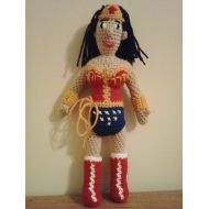 CrochetFanaticDesign Lynda Carters Wonder Woman doll